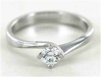 Ringe Guerretta Gioielli Dame Solitario Diamante in Weißgold Diamante 0.15 Ct GUERR04 - GUERR04